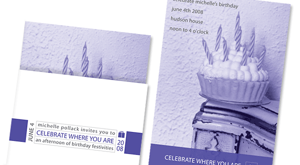 Pollack Birthday Invitation