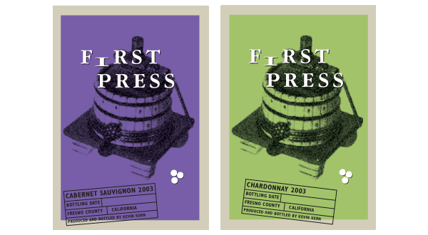 First Press Wine Label
