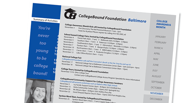 CollegeBound Foundation Flyer