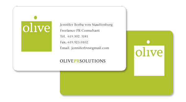 Olive PR Solutions Business Card